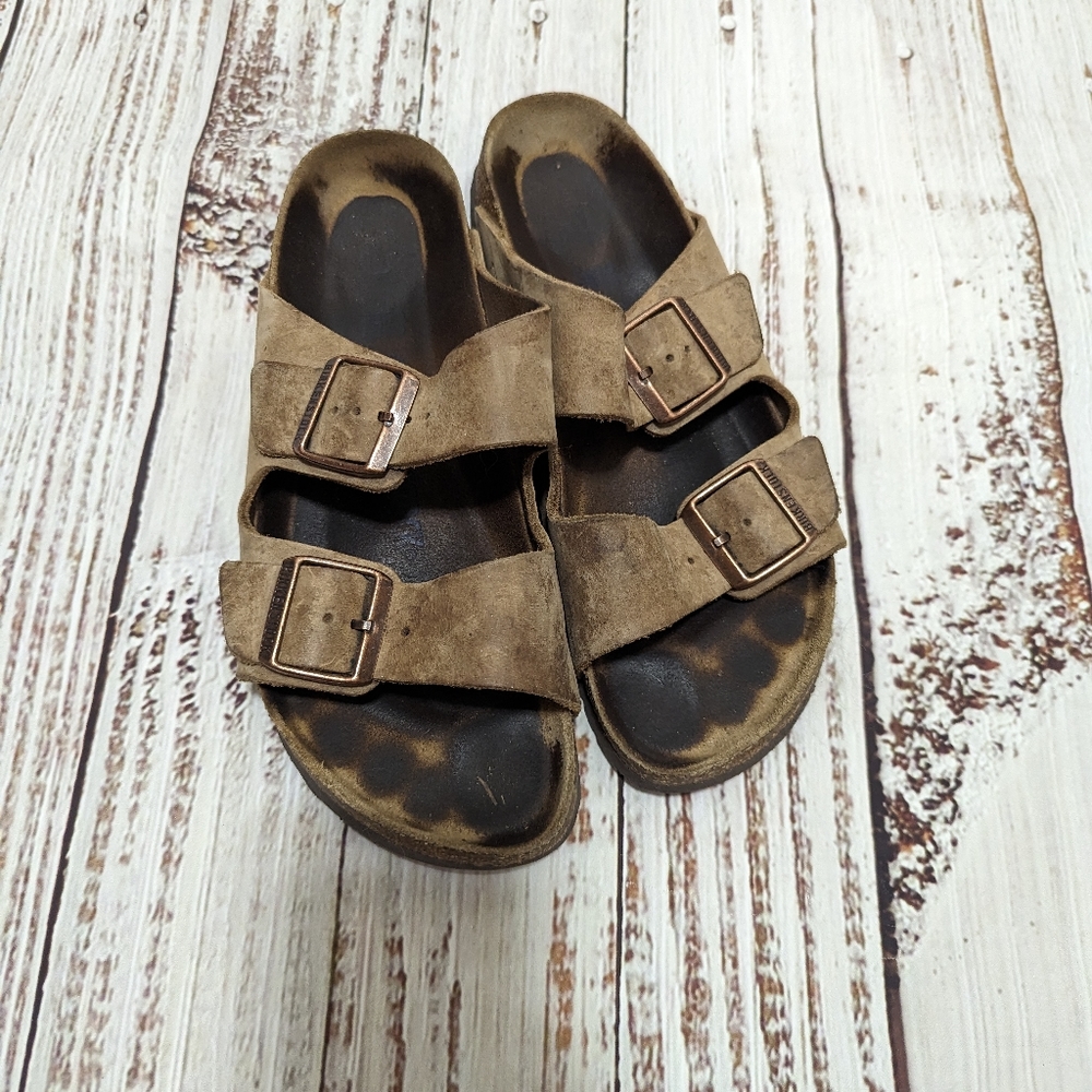 Birkenstock Arizona Soft Footbed Sandals Tobacco